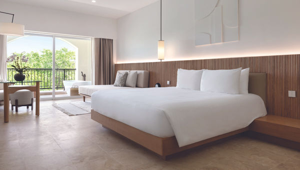 A guestroom at the Kimpton Tres Rios, which is on track to open on Mexico's Riviera Maya by early 2025. A guestroom at the Kimpton Tres Rios, which is on track to open on Mexico's Riviera Maya by early 2025.