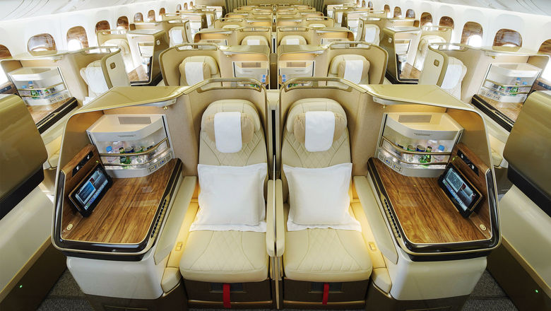 All seats in the refurbished business-class cabin come with their own minibar, among other enhancements.