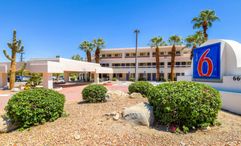 The Motel 6 in downtown Palm Springs, Calif.